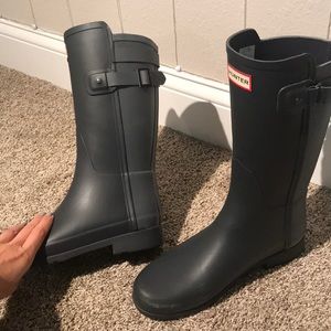 Hunter Refined Back Strap Rain Boot
